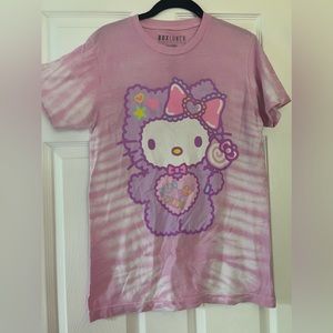 Hello Kitty Pink Tie-Dye Shirt